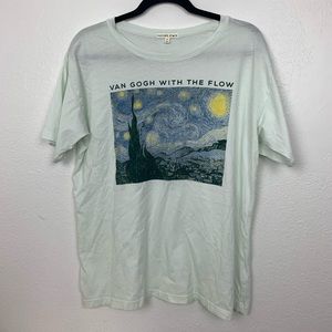 Van Gogh with flow graphic tee Urban Outfitters
